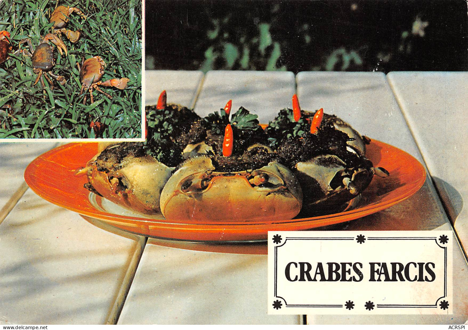 Recette  Crabes Farcis  Martinique  25 (scan Recto-verso)MA2293 - Recipes (cooking)