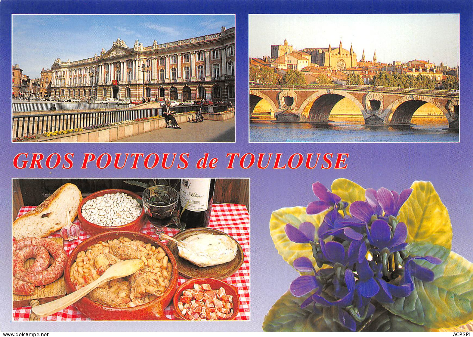 Recette  CASSOULET Violette  Toulouse   32 (scan Recto-verso)MA2293 - Recipes (cooking)