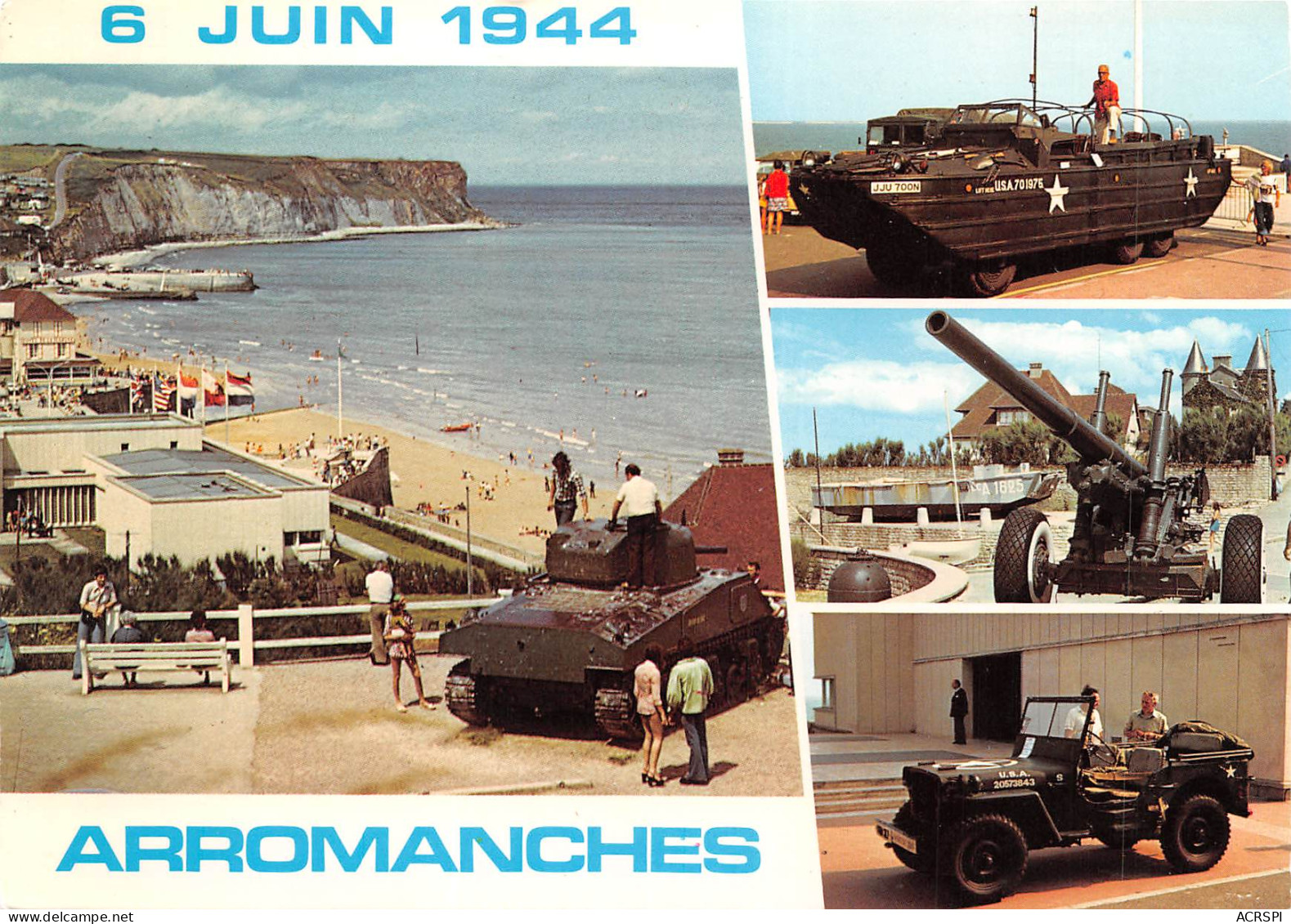 Militaria  Juin 1944 ARROMANCHES Débarquement Normandie  7  (scan Recto-verso)MA2293Bis4 - Guerra 1939-45