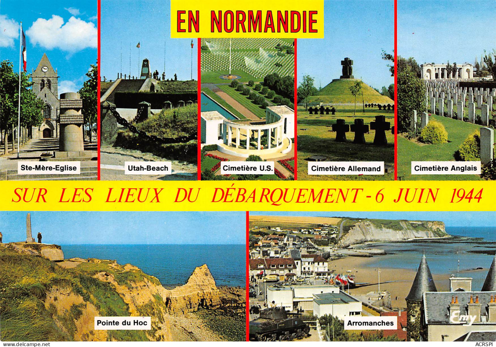 Militaria  Juin 1944 BERNIERES Sur MER Cricqueville-en-Bessin.  Arromanches 18 (scan Recto-verso)MA2293Bis4 - War 1939-45