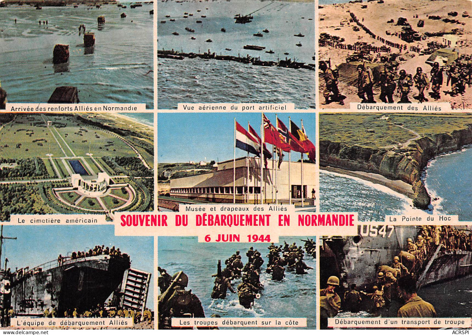 Militaria  Juin 1944 Omaha BERNIERES Sur MER Cricqueville-en-Bessin Arromanches  25 (scan Recto-verso)MA2293Bis4 - War 1939-45