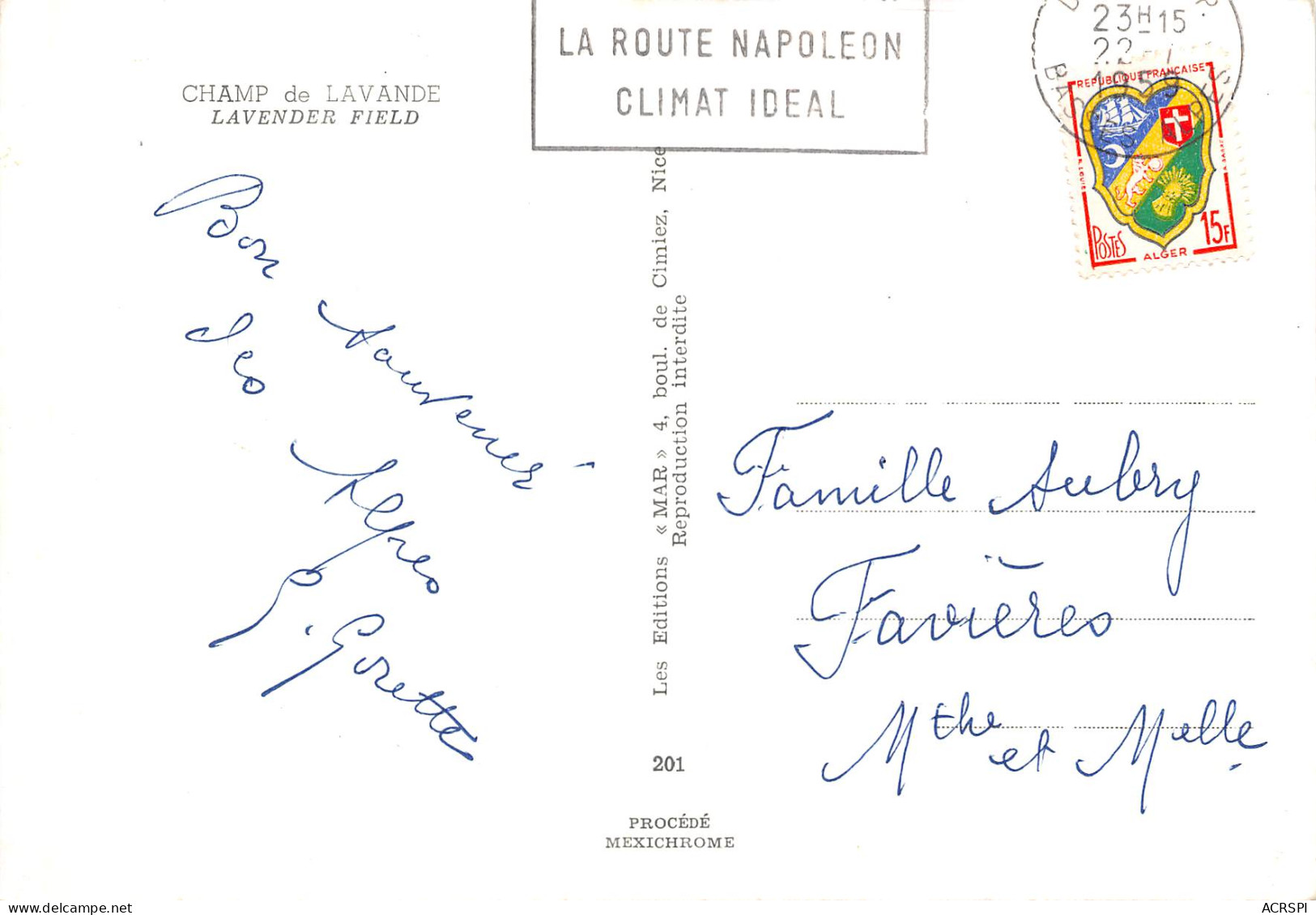  Femme  Cueillant La Lavande Provencale  8 (scan Recto-verso)MA2293Und - Mujeres