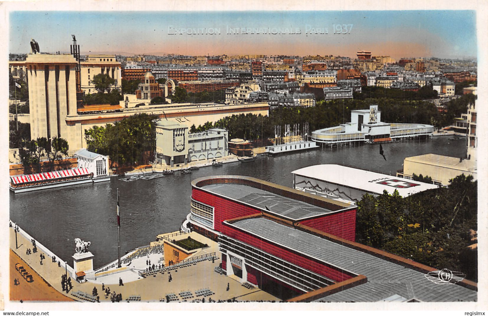 75-PARIS EXPOSITION INTERNATIONALE 1937 VUE D ENSEMBLE-N°T1044-A/0259 - Exhibitions