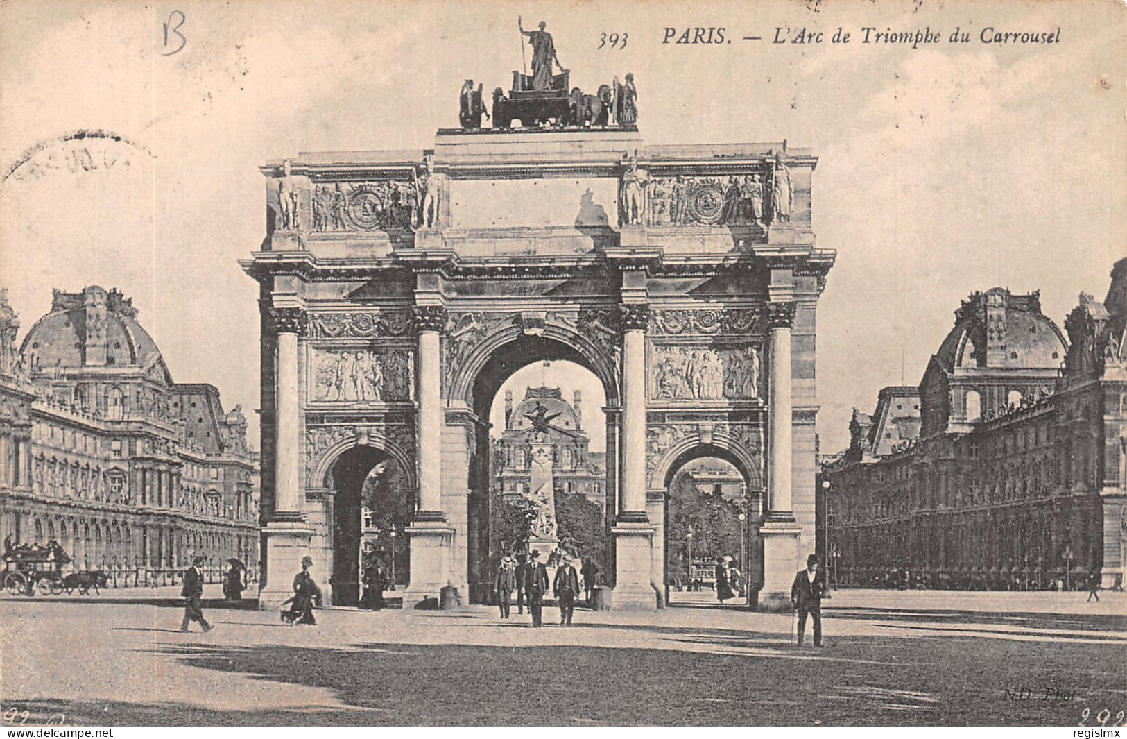 75-PARIS ARC DE TRIOMPHE DU CARROUSEL-N°T1044-A/0161 - Triumphbogen