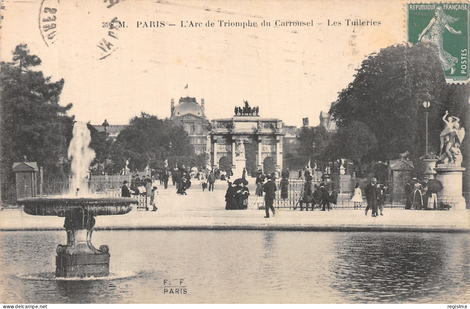 75-PARIS ARC DE TRIOMPHE DU CARROUSEL-N°T1044-A/0159 - Arc De Triomphe