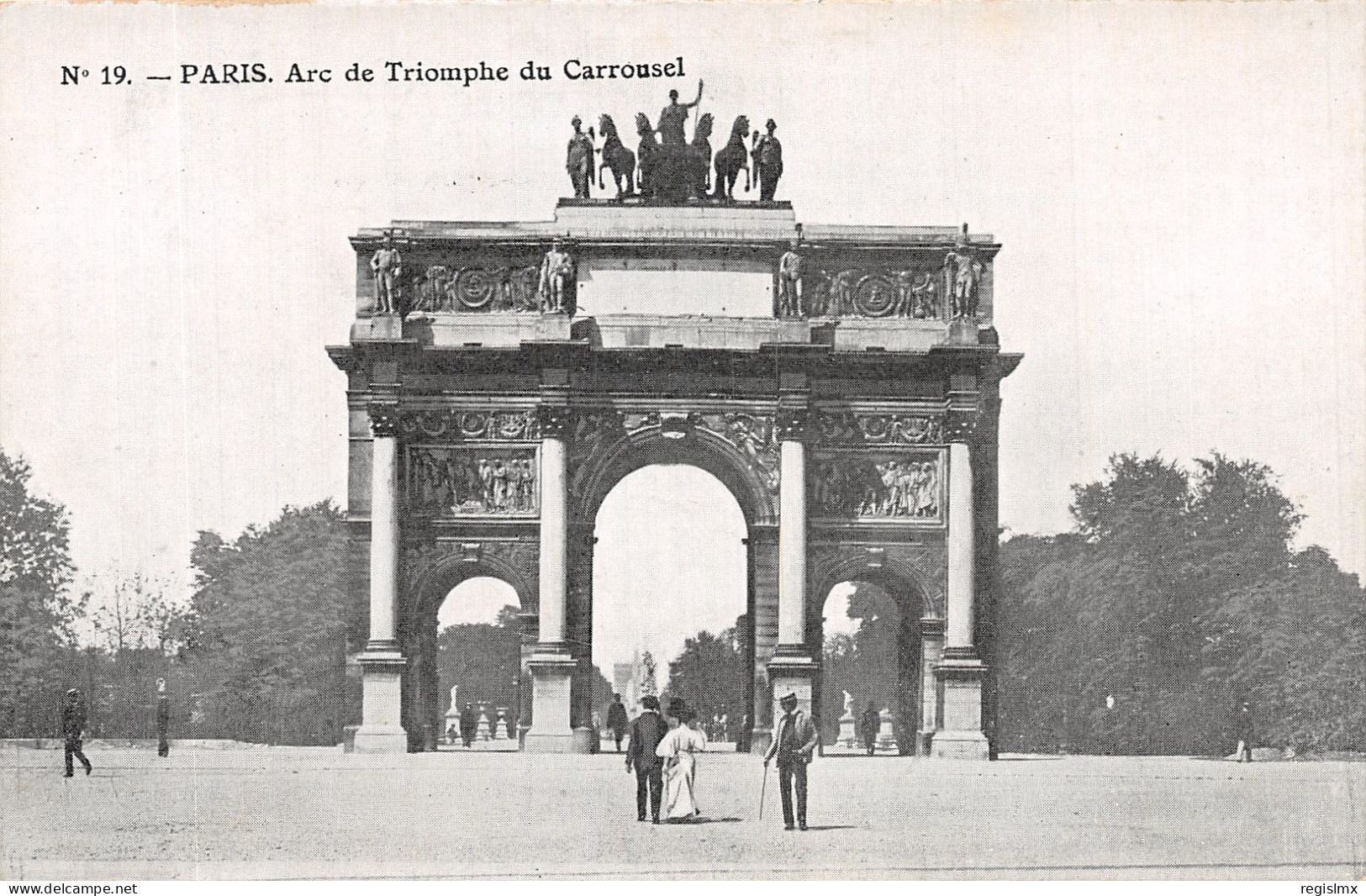 75-PARIS ARC DE TRIOMPHE DU CARROUSEL-N°T1044-A/0155 - Arc De Triomphe