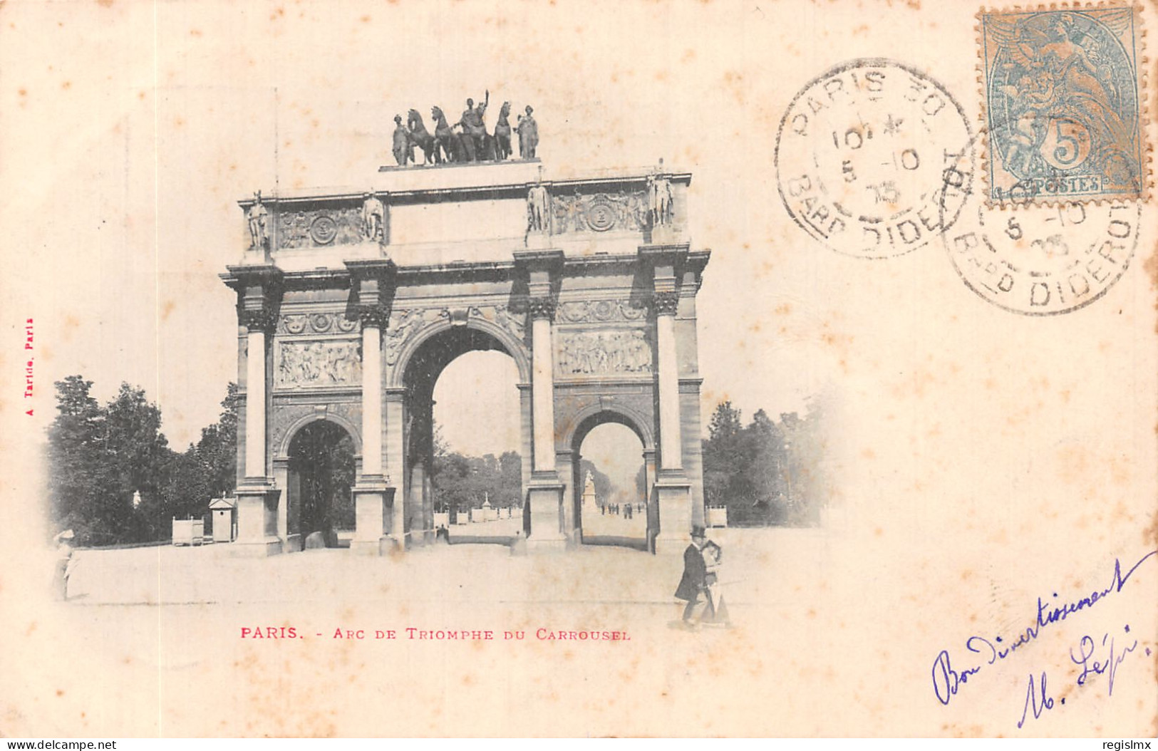 75-PARIS ARC DE TRIOMPHE DU CARROUSEL-N°T1044-A/0145 - Triumphbogen