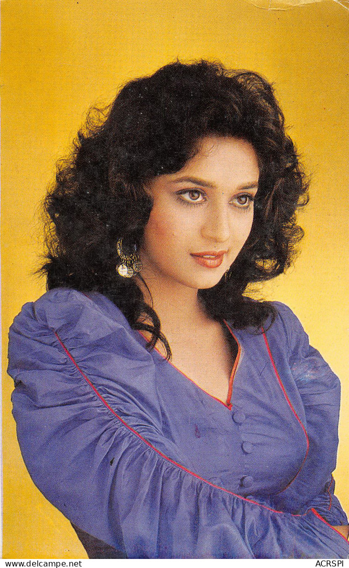 Femme  Actrice  VPP VADHERA  Gandhi Market DELHI India Indes DIVYA BHARATI  37 (scan Recto-verso)MA2293Und - Acteurs