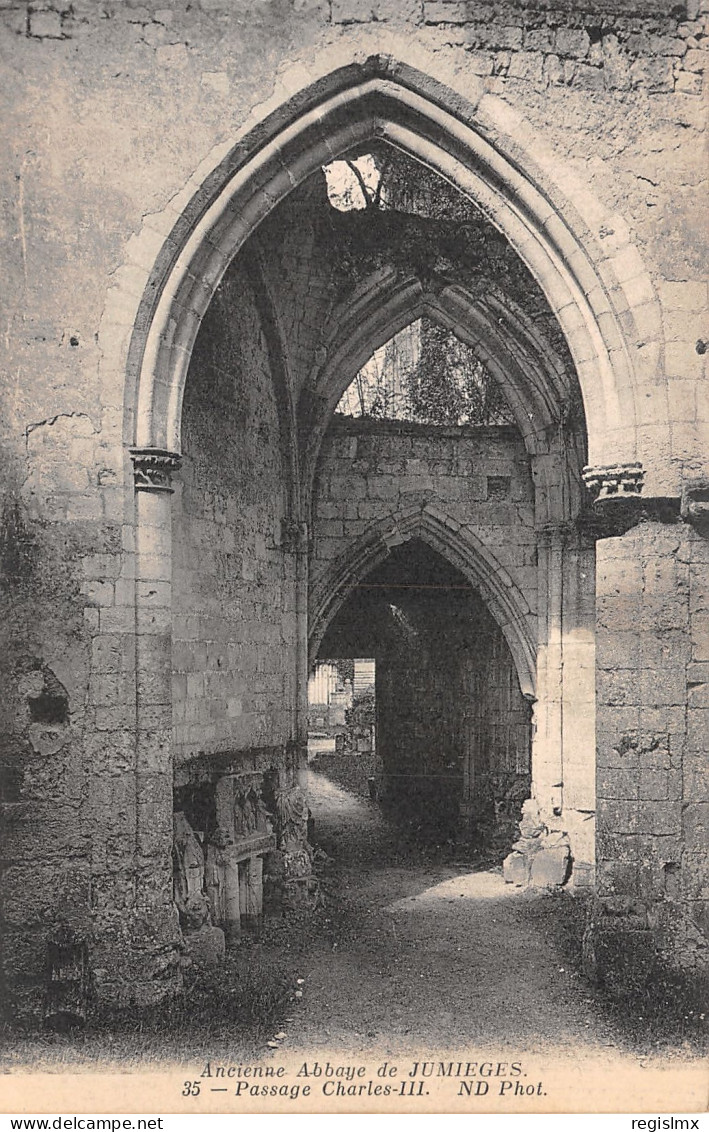 76-JUMIEGES L ABBAYE-N°T1043-H/0351 - Jumieges