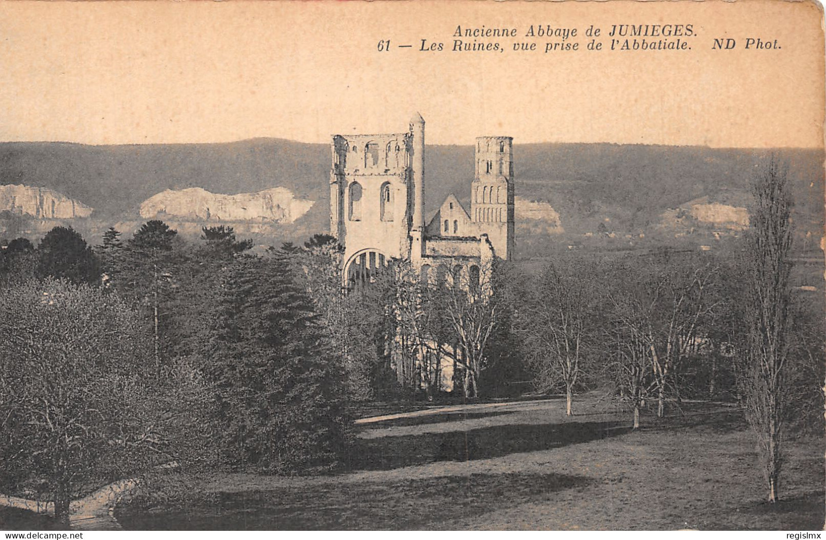 76-JUMIEGES L ABBAYE-N°T1043-H/0295 - Jumieges