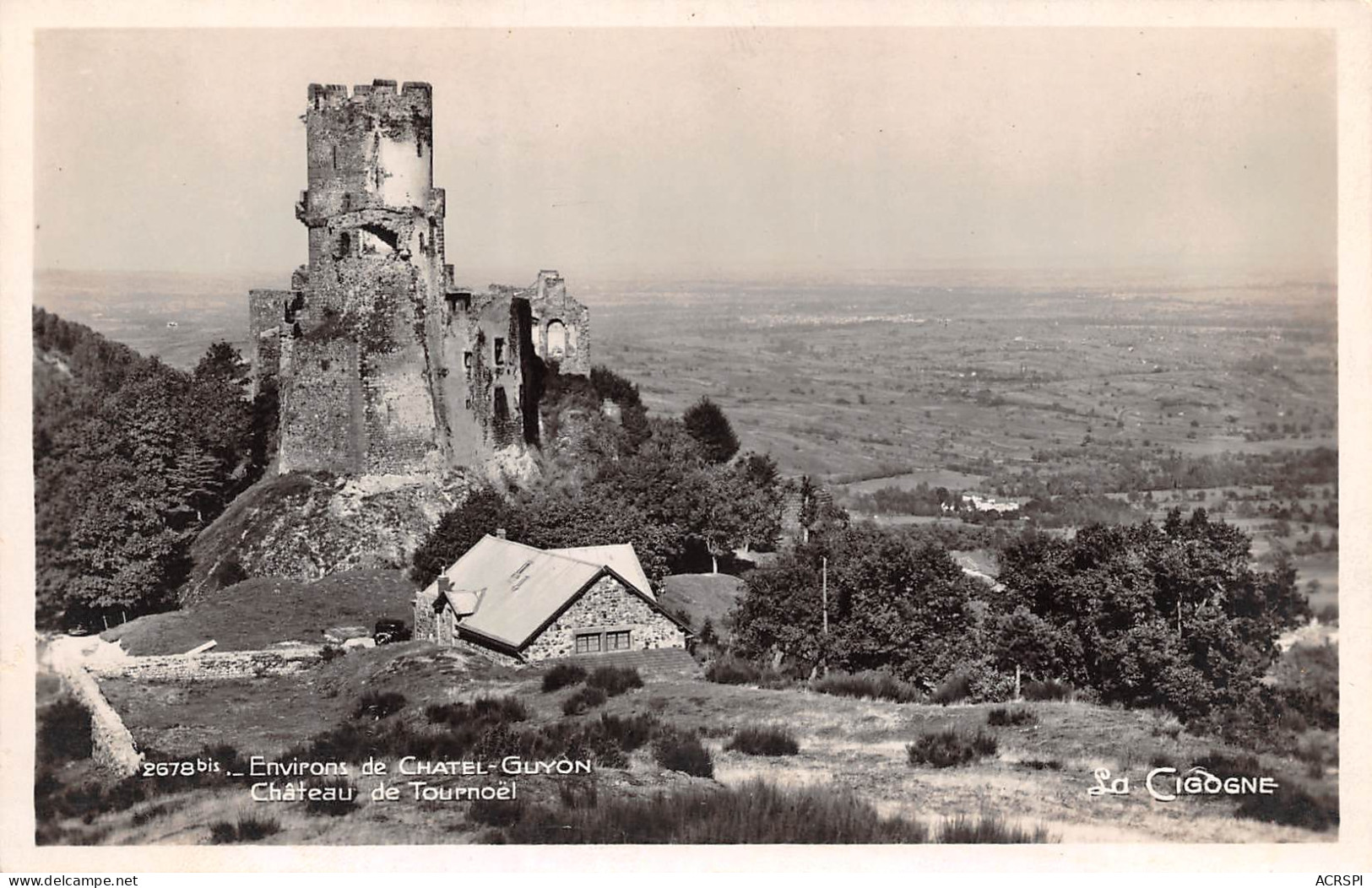 CHATEL GUYON Le Chateau De Tournoel   12 (scan Recto-verso)MA2294Bis - Châtel-Guyon