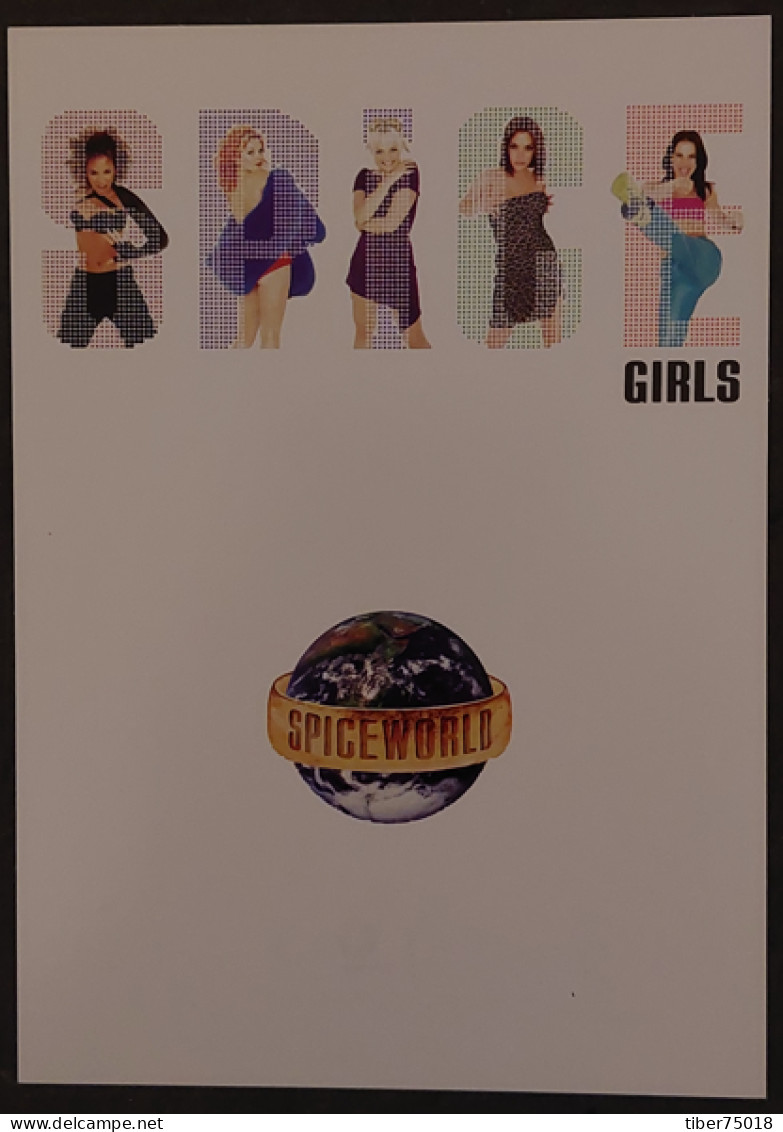 Carte Postale (Tower Records) Spice World (new Album) Spice Girls - Publicité