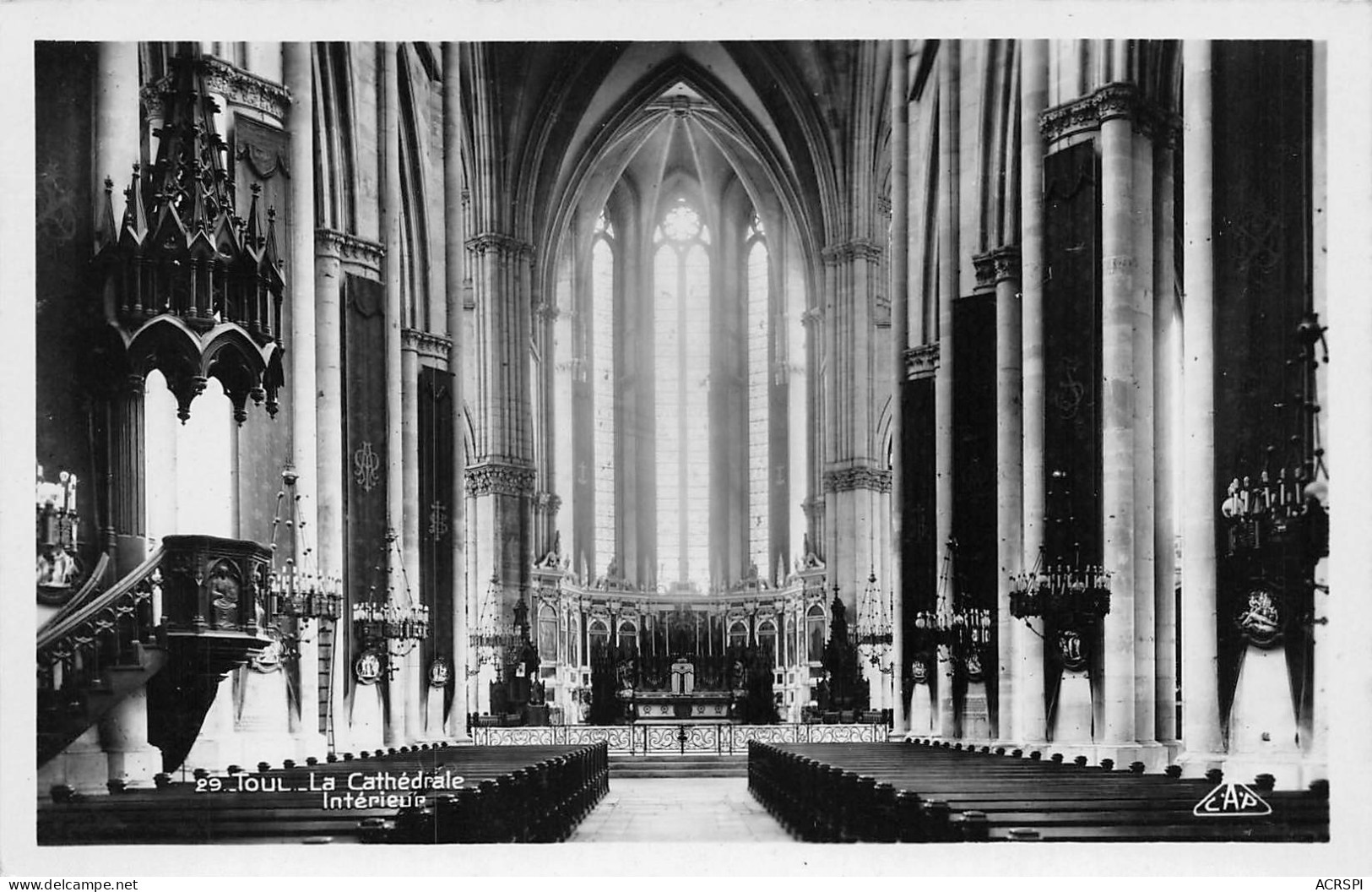 TOUL Intérieur De La Cathédrale  40 (scan Recto-verso)MA2294Bis - Toul