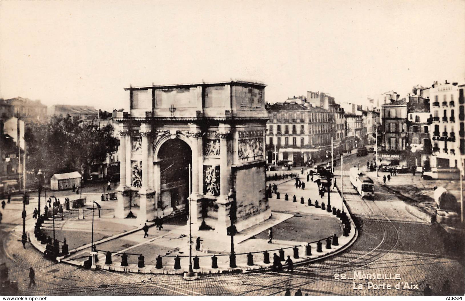 MARSEILLE La Porte D'AIX   50 (scan Recto-verso)MA2294Bis - Monumenti