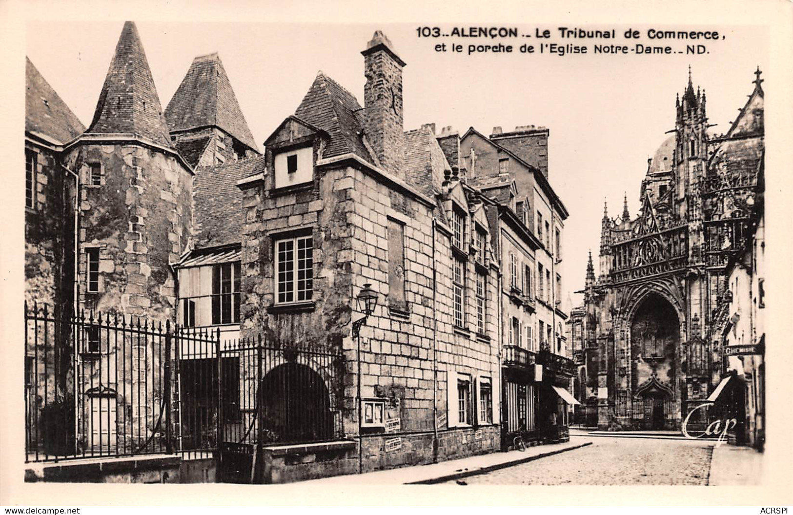 ALENCON Le Tribunal De Commerce  65 (scan Recto-verso)MA2294Bis - Alencon