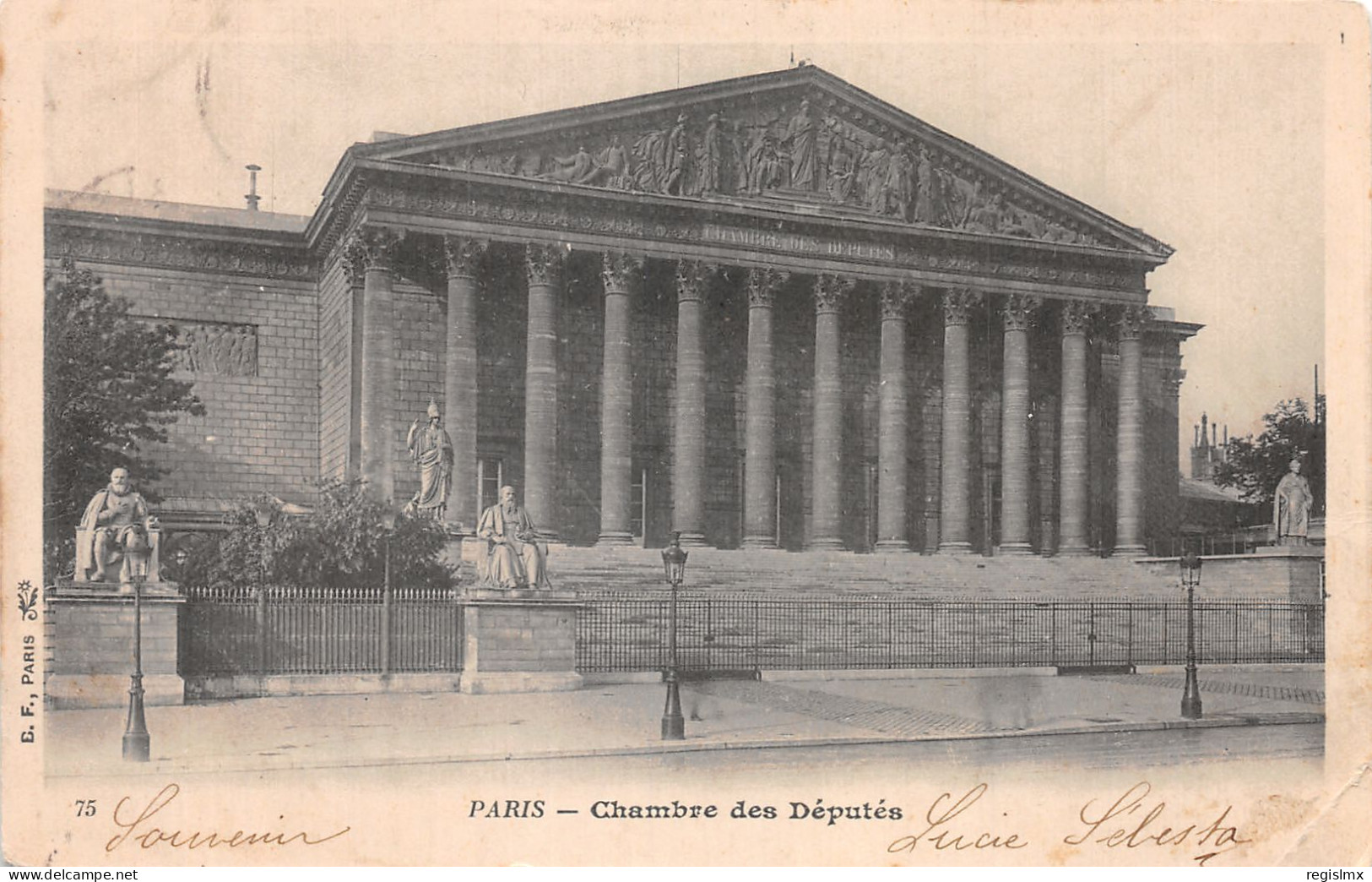 75-PARIS CHAMBRE DES DEPUTES-N°T1043-G/0301 - Altri Monumenti, Edifici
