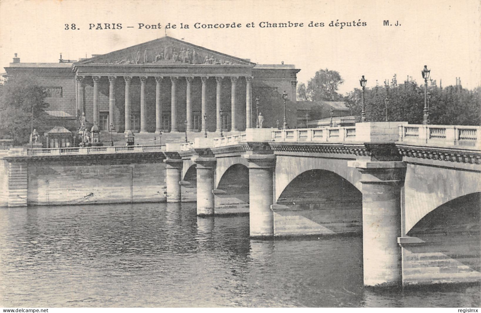 75-PARIS PONT DE LA CONCORDE ET CHAMBRE DES DEPUTES-N°T1043-G/0195 - Ponts