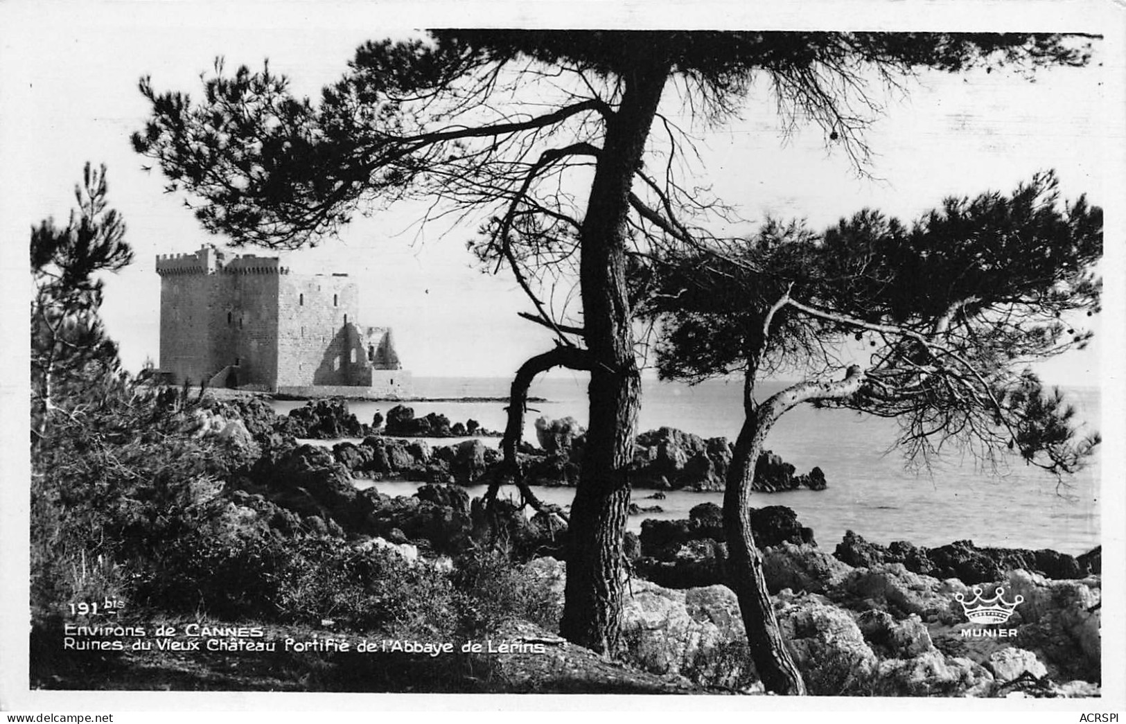 CANNES  Saint Honorat Le Chateau Ancienne Abbaye Fortifiée  4   (scan Recto-verso)MA2294Ter - Cannes