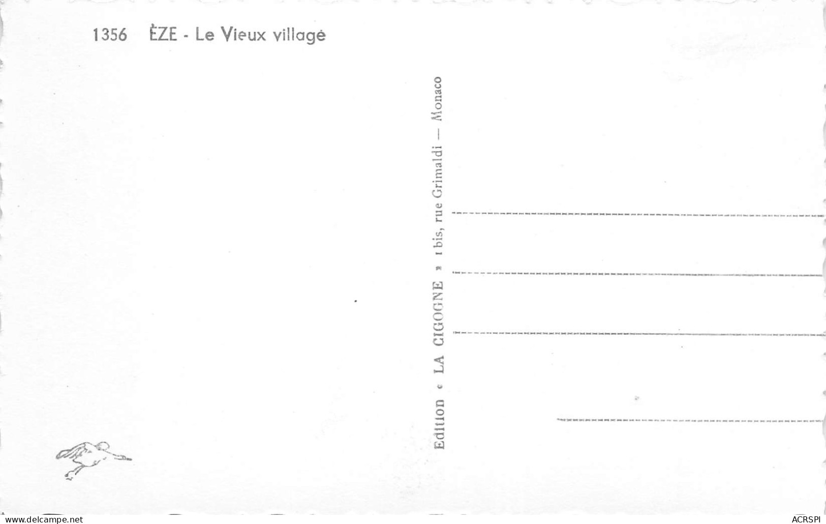 EZE Vue Du Vieux Village  8 (scan Recto-verso)MA2294Ter - Eze