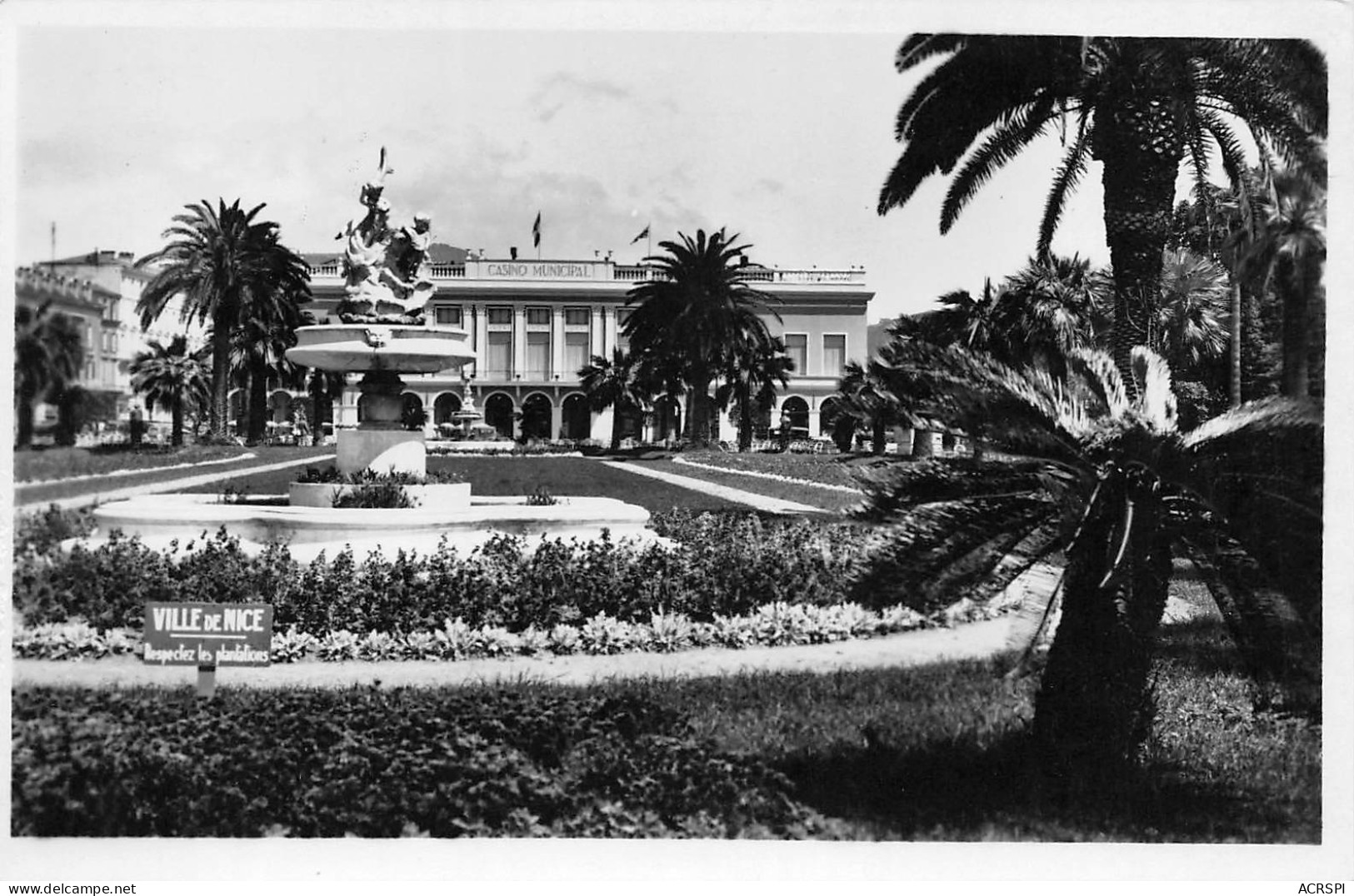 NICE  Jardin Albert 1er Et Le Casino  21 (scan Recto-verso)MA2294Ter - Parks, Gärten