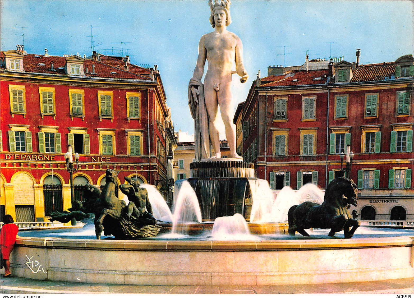 NICE Statue Du Soleil Et CAISSE D'EPARGNE  56 (scan Recto-verso)MA2294Ter - Monumentos, Edificios