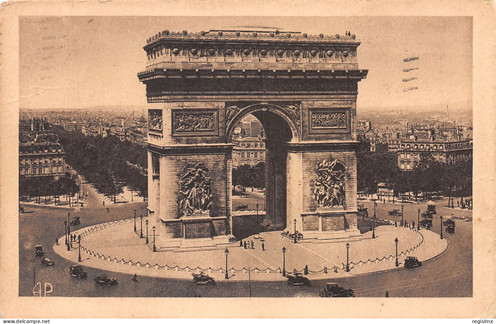 75-PARIS ARC DE TRIOMPHE ET TOMBEAU DU SOLDAT INCONNU-N°T1044-C/0335 - Arc De Triomphe