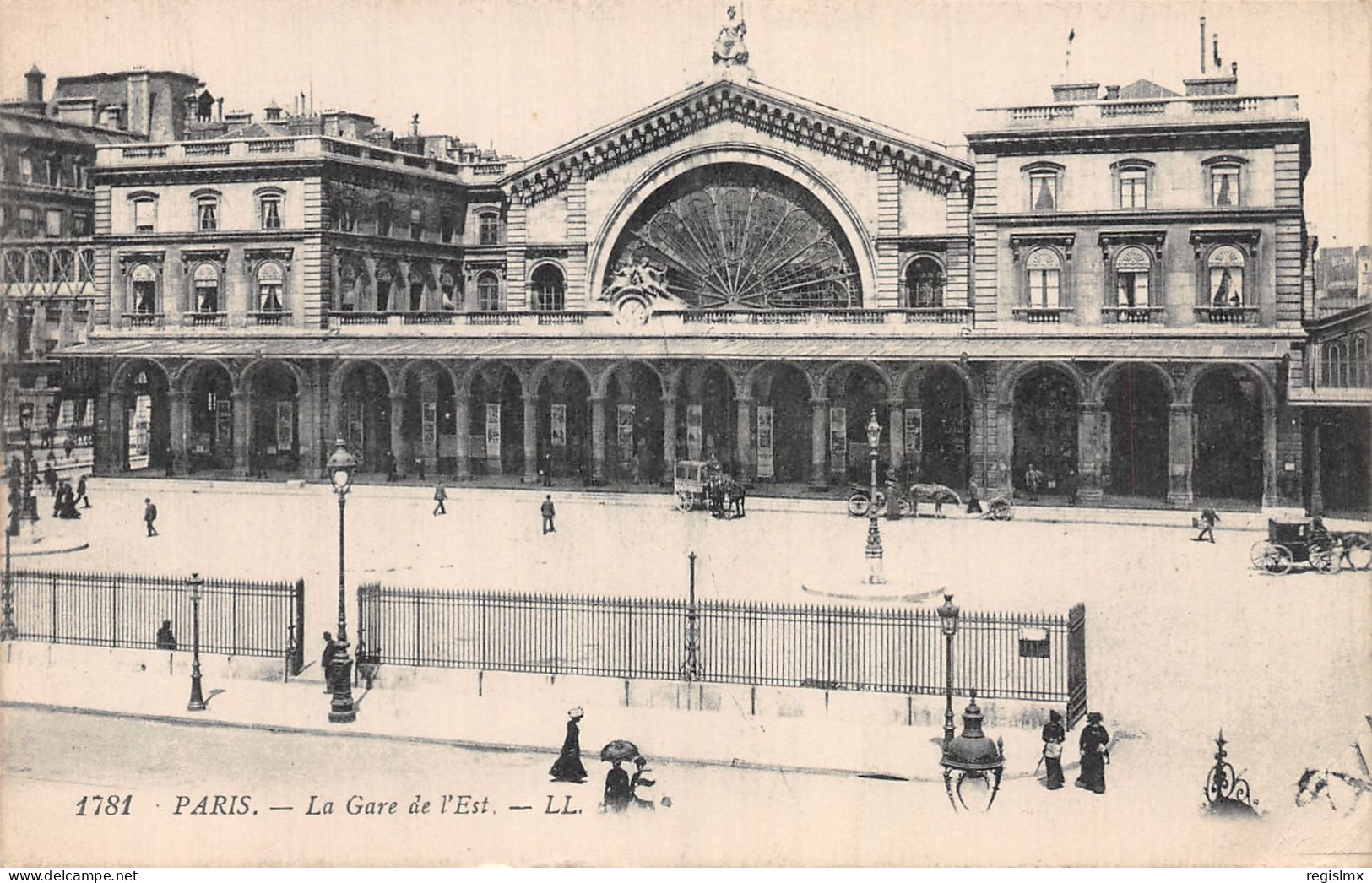 75-PARIS LA GARE DE L EST-N°T1044-C/0221 - Métro Parisien, Gares