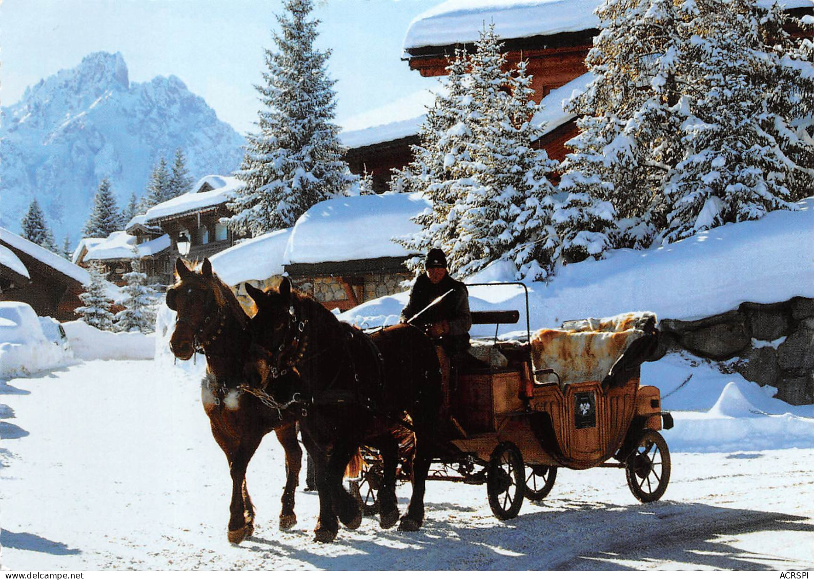 Attelage à Megeve 37 (scan Recto-verso)MA2294Und - Megève