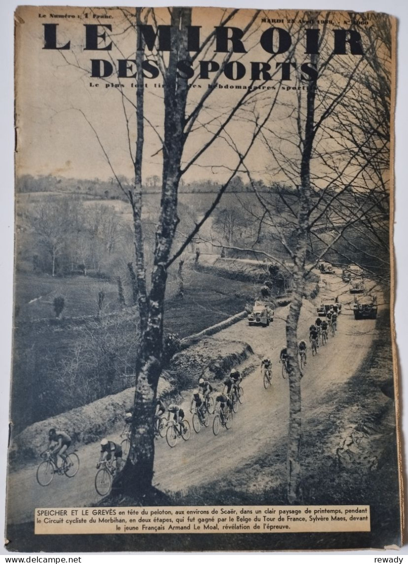 Le Miroir Des Sports - 25 Avril 1939 (N. 1060) - Sonstige & Ohne Zuordnung