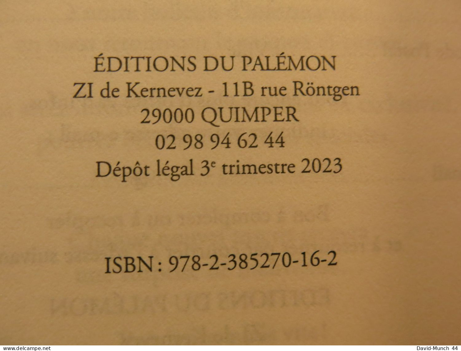 Le petit Quimpérois s’en va en guerre, Années 60-62, Algérie de Jean Failler. Palémon éditions. 2023