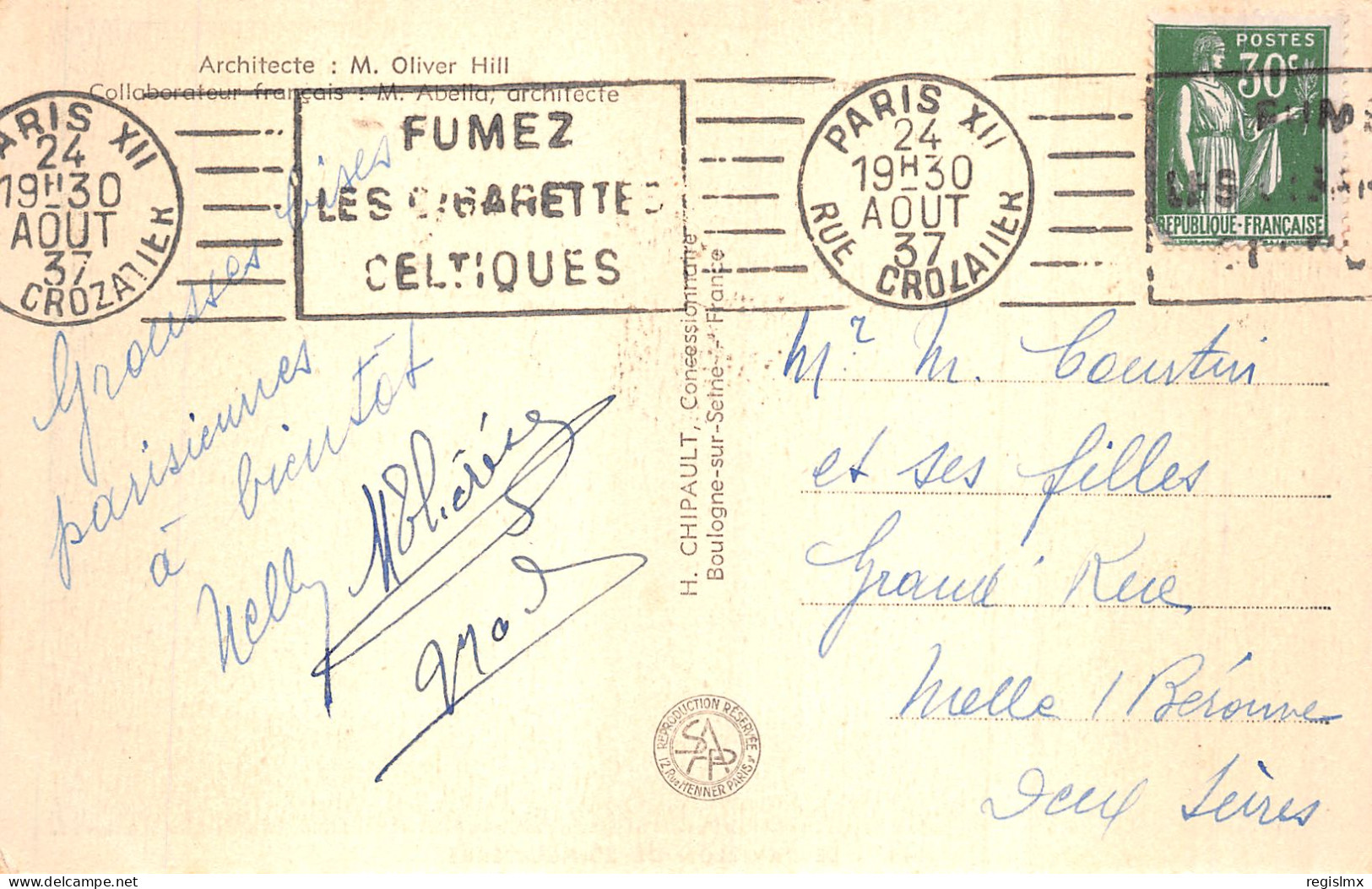 75-PARIS EXPOSITION INTERNATIONALE 1937 PAVILLON DE L ANGLETERRE-N°T1044-A/0371 - Mostre