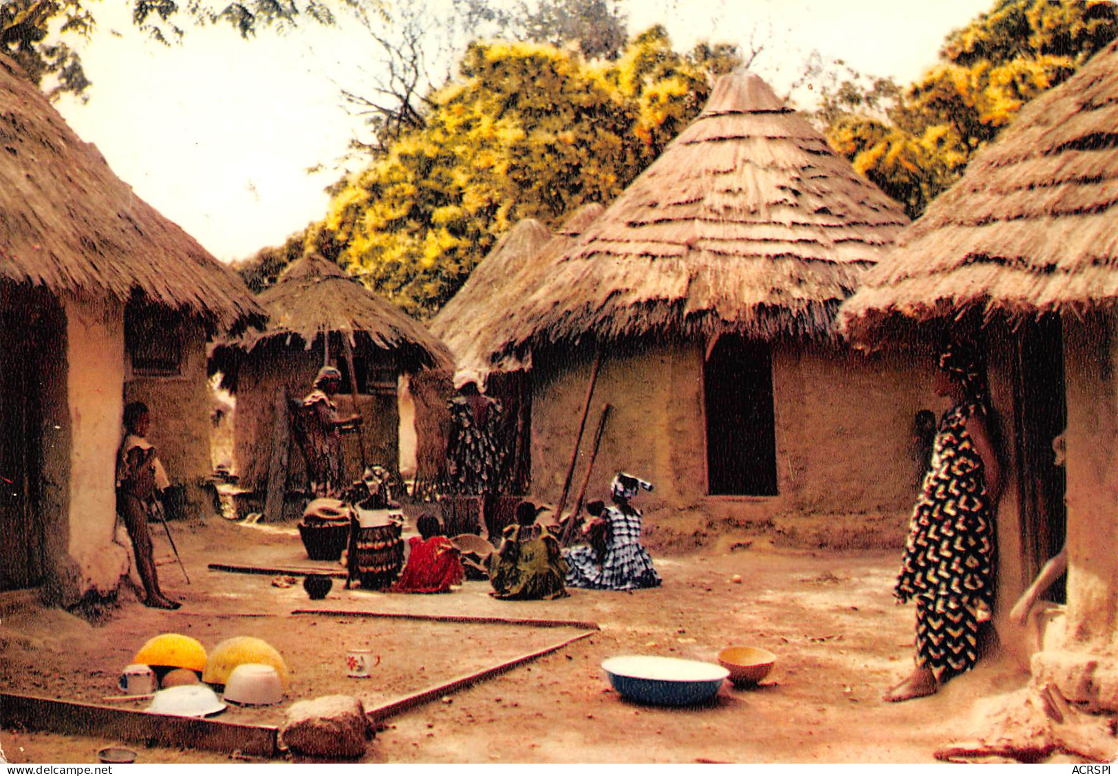 SENEGAL DAKAR KAOLACK Intérieur Du Village   9  (scan Recto-verso)MA2295Ter - Senegal