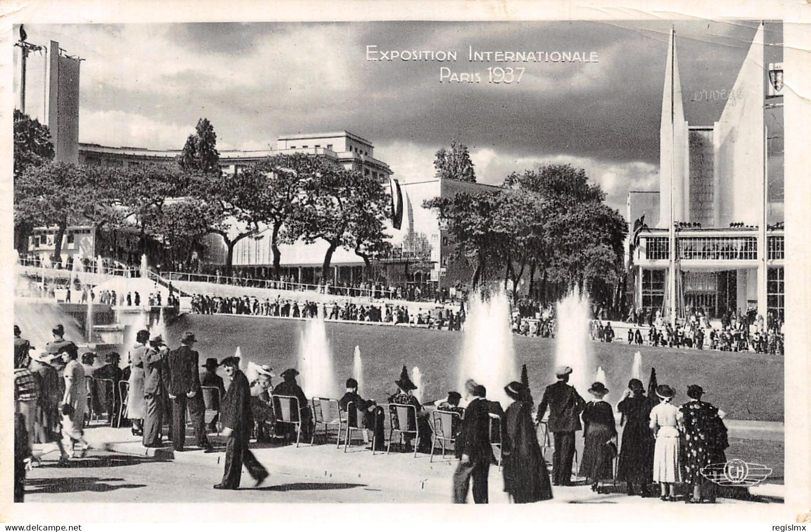75-PARIS EXPOSITION INTERNATIONALE 1937 JARDIN DU TROCADERO-N°T1044-A/0319 - Mostre