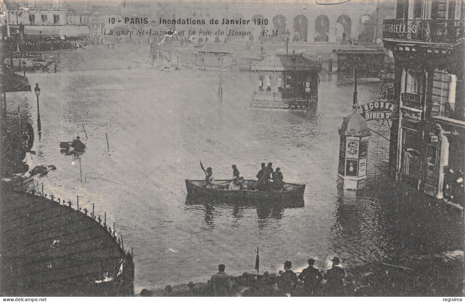75-PARIS INNONDATIONS DE JANVIER 1910-N°T1044-A/0301 - Paris Flood, 1910