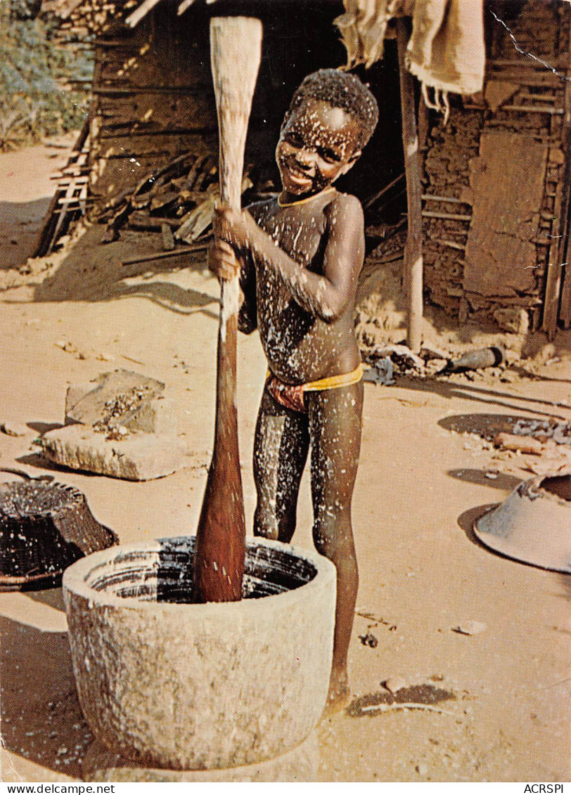 TOGO  BASSARI  Jeune Fille  Girl Femme Womanpileuse De Riz  7   (scan Recto-verso)MA2295Und - Togo
