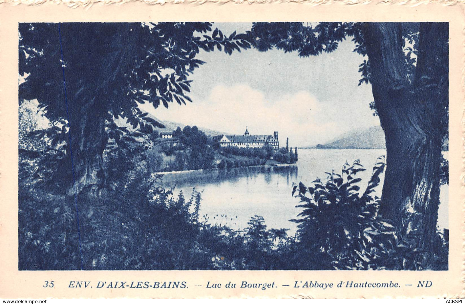 AIX Les BAINS  Lac Du Bourget Abbaye D'hautecombe   2 (scan Recto-verso)MA2295Vic - Aix Les Bains