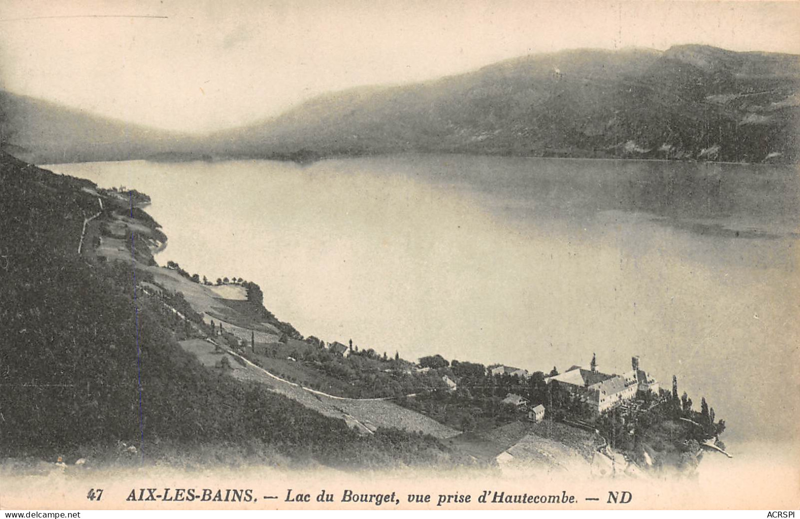 AIX Les BAINS  Vue Prise D'hautecombe   4 (scan Recto-verso)MA2295Vic - Aix Les Bains