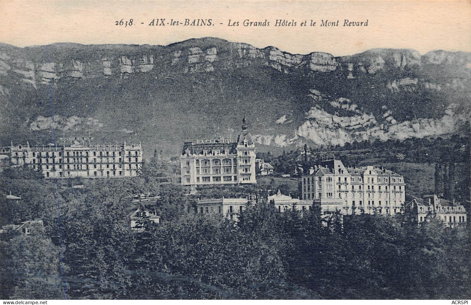 AIX Les BAINS  Les Grands Hotels L' EXELSIOR   5 (scan Recto-verso)MA2295Vic - Aix Les Bains