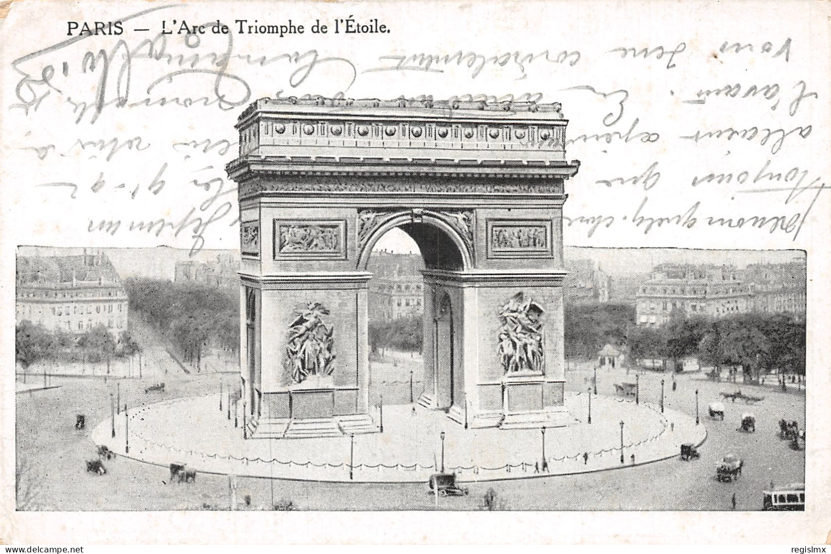 75-PARIS ARC DE TRIOMPHE DE L ETOILE-N°T1044-F/0063 - Arc De Triomphe