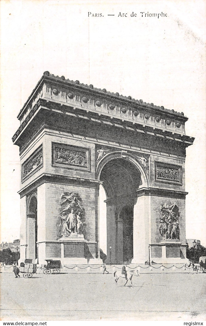 75-PARIS ARC DE TRIOMPHE-N°T1044-F/0013 - Arc De Triomphe