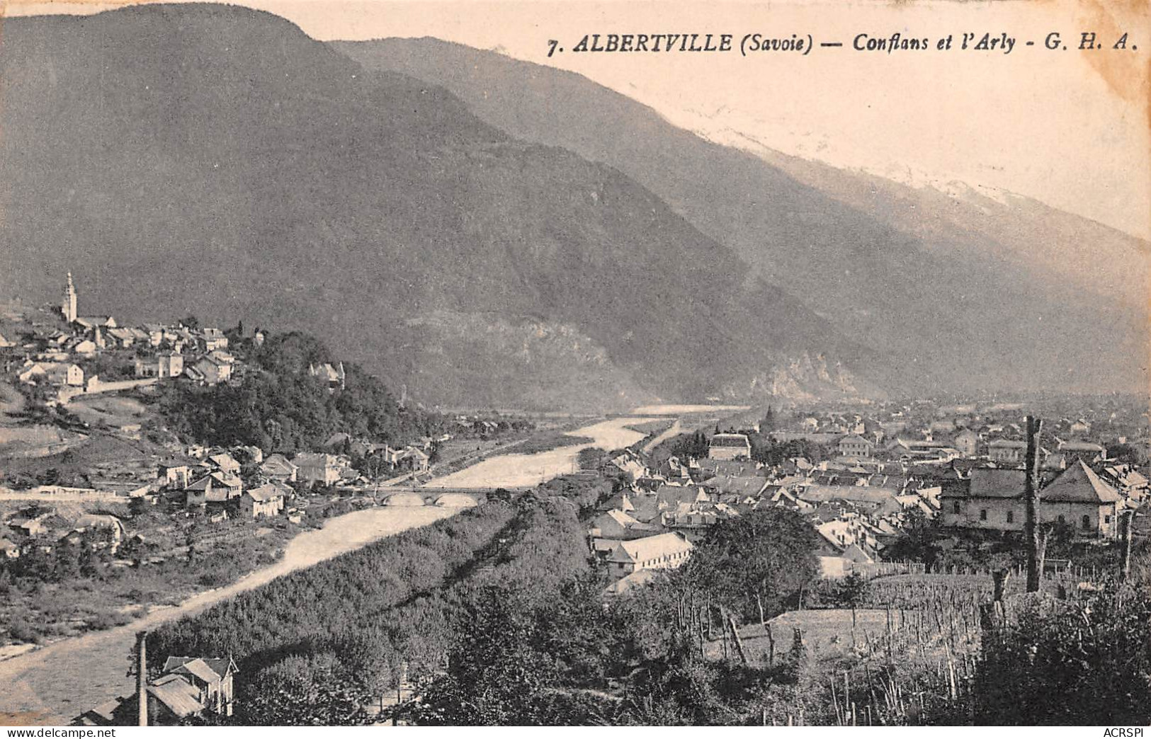 ALBERTVILLE Conflans Et L'arly   24 (scan Recto-verso)MA2295Vic - Albertville
