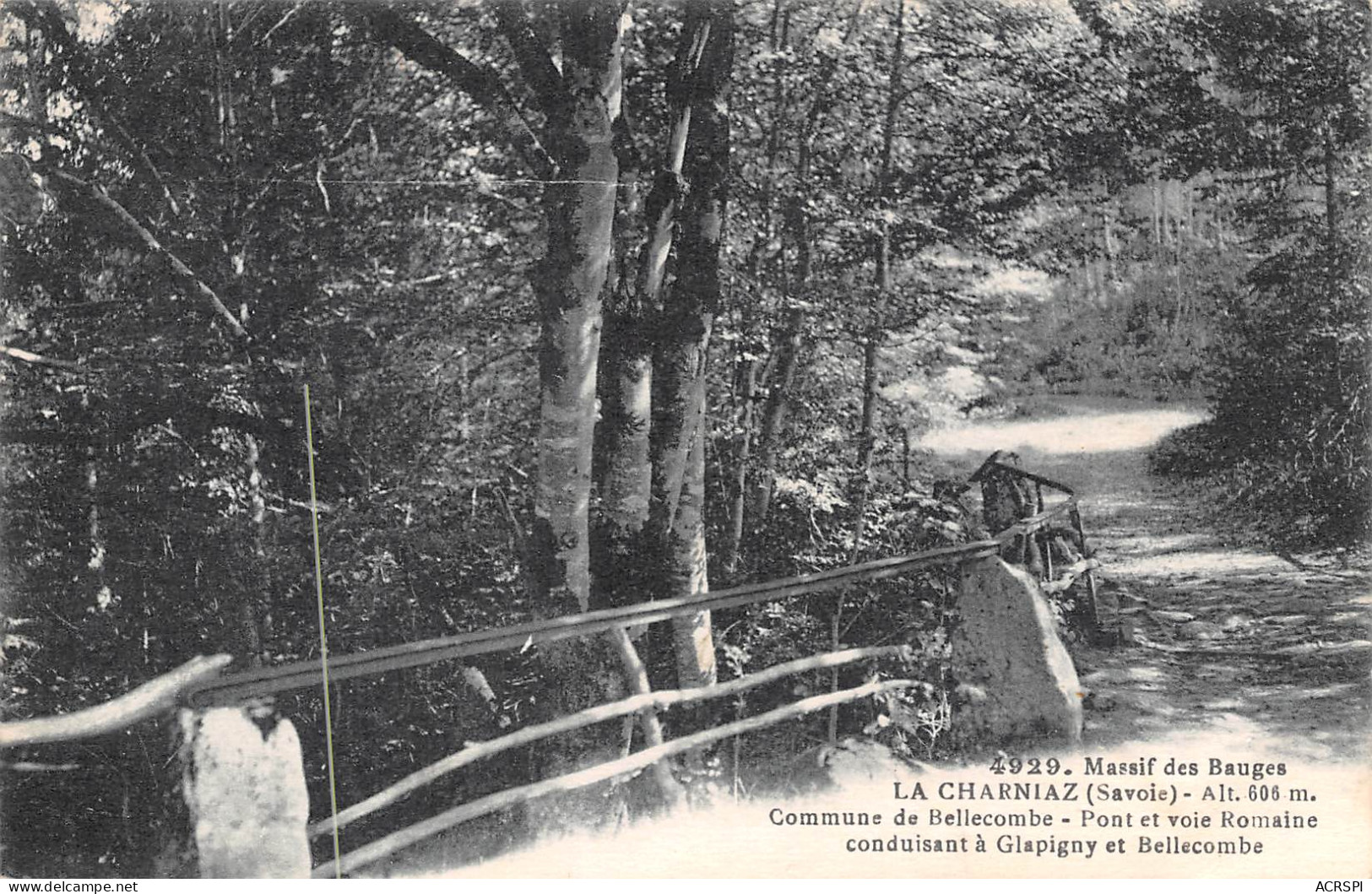 GLAPIGNY Et BELLECOMBE La CHARNIAZ Pont Et Voie Romaine  29 (scan Recto-verso)MA2295Vic - Other & Unclassified