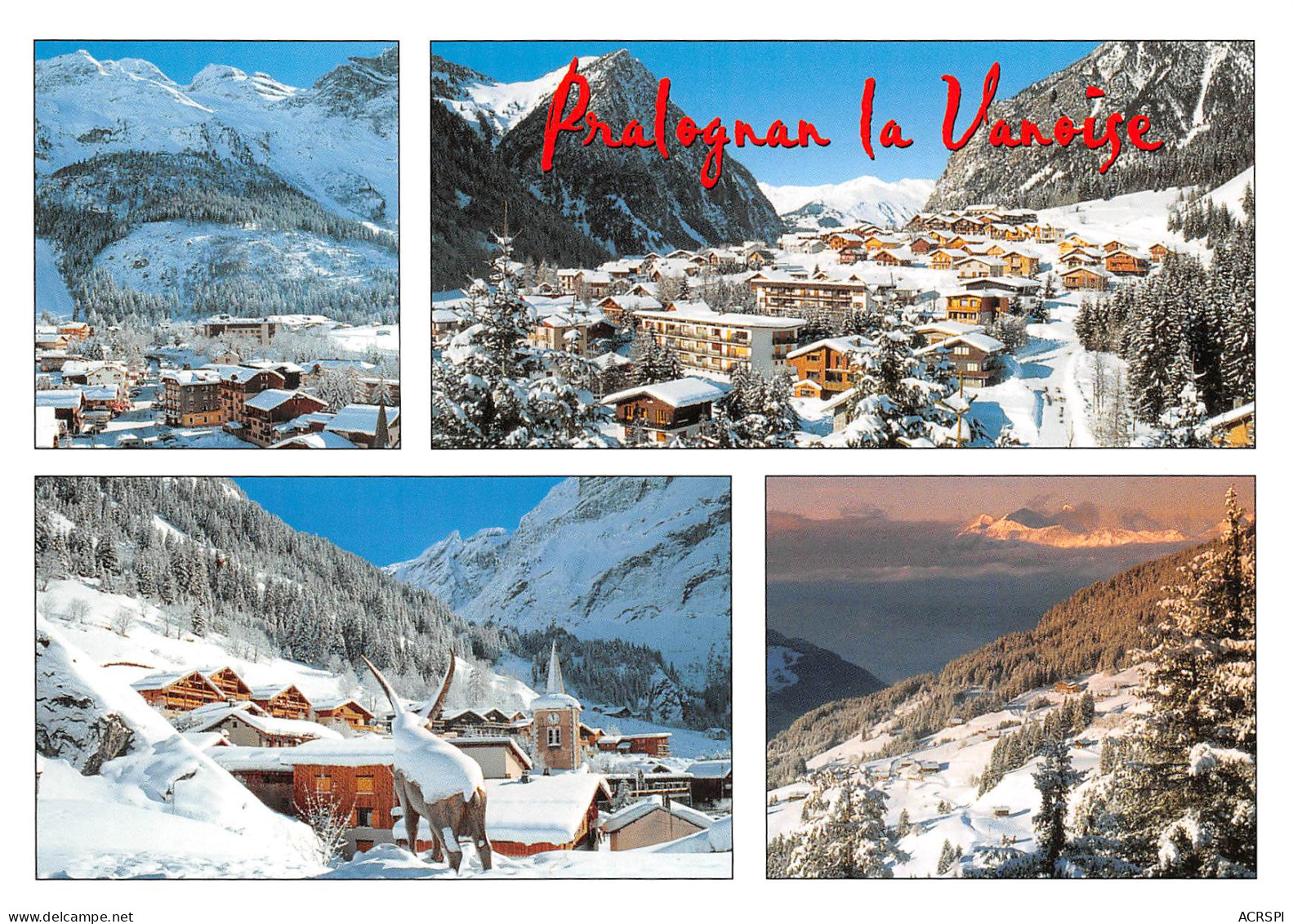 PRALOGNAN LA VANOISE  Multivue  40 (scan Recto-verso)MA2295Vic - Pralognan-la-Vanoise