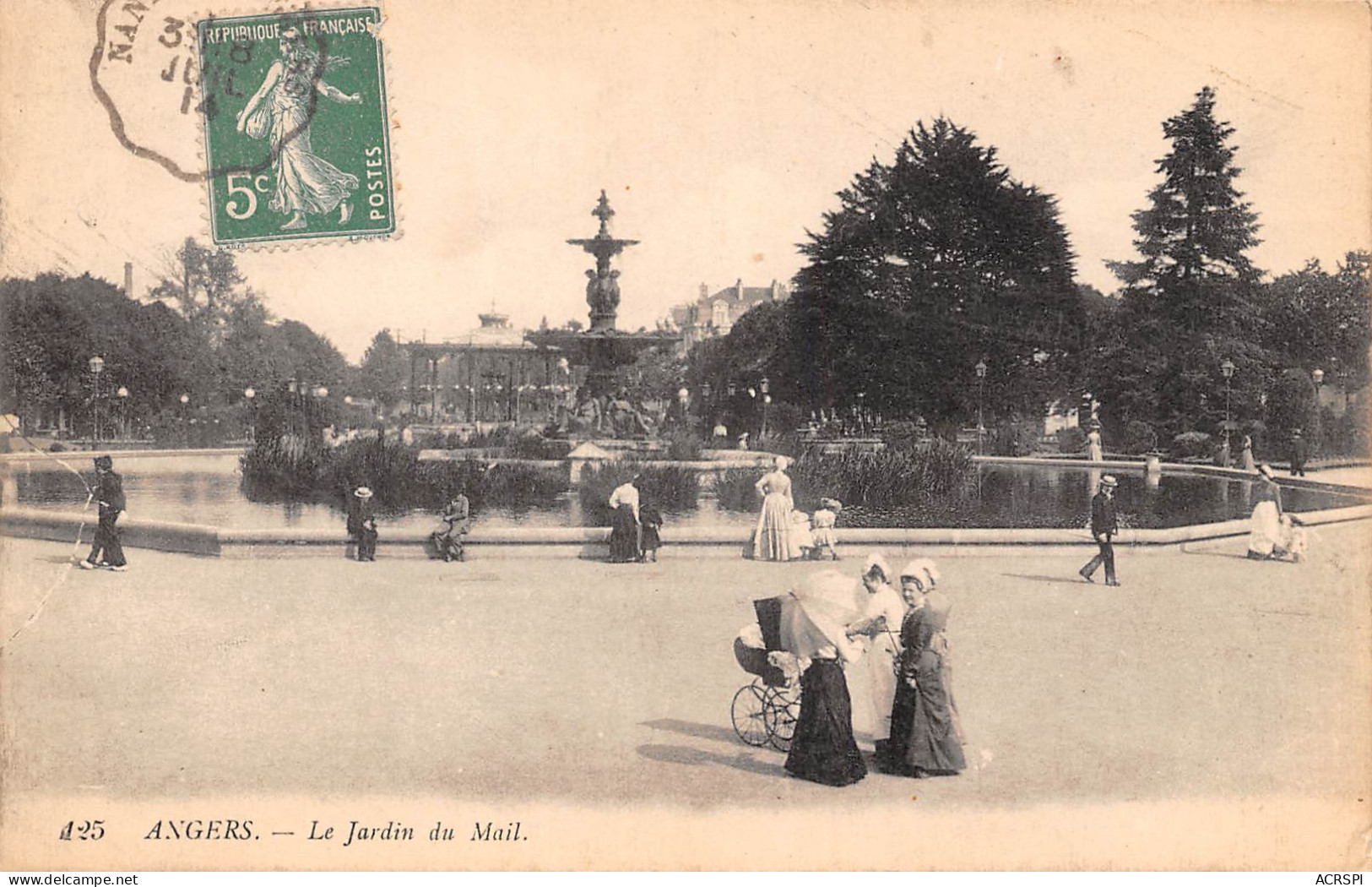 ANGERS  Le Jardin Du Mail  12 (scan Recto-verso)MA2296Bis - Angers
