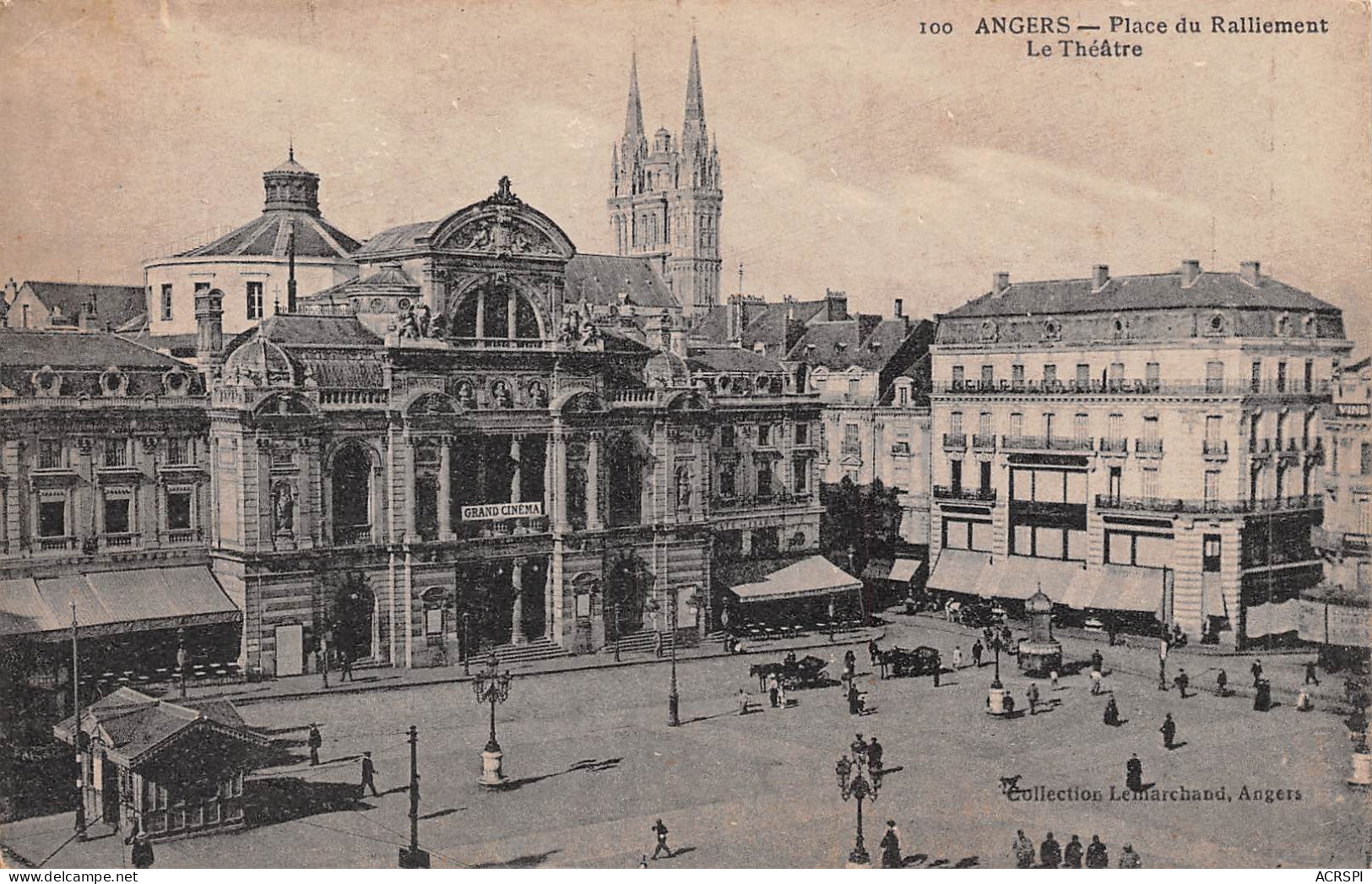 ANGERS  Le Theatre  19 (scan Recto-verso)MA2296Bis - Angers