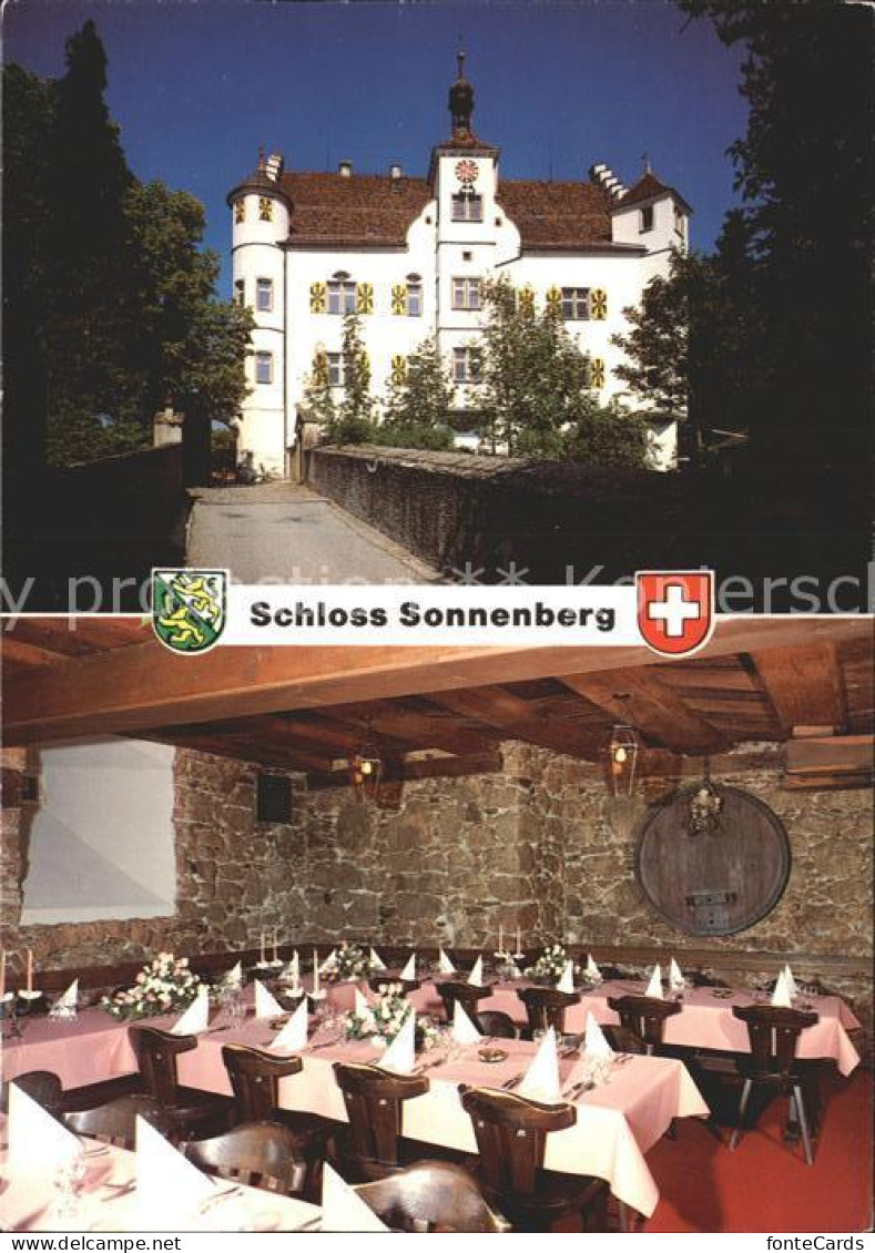 12230384 Stettfurt Schloss Sonnenberg Speisesaal Stettfurt - Autres & Non Classés
