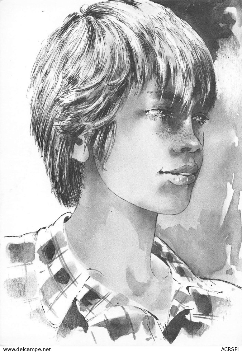 Michel GOURLIER énigme Du Tableau Blanc Safari Signe De Piste Fille Girl Femme 41 (scan Recto-verso)MA2296Bis - Other & Unclassified