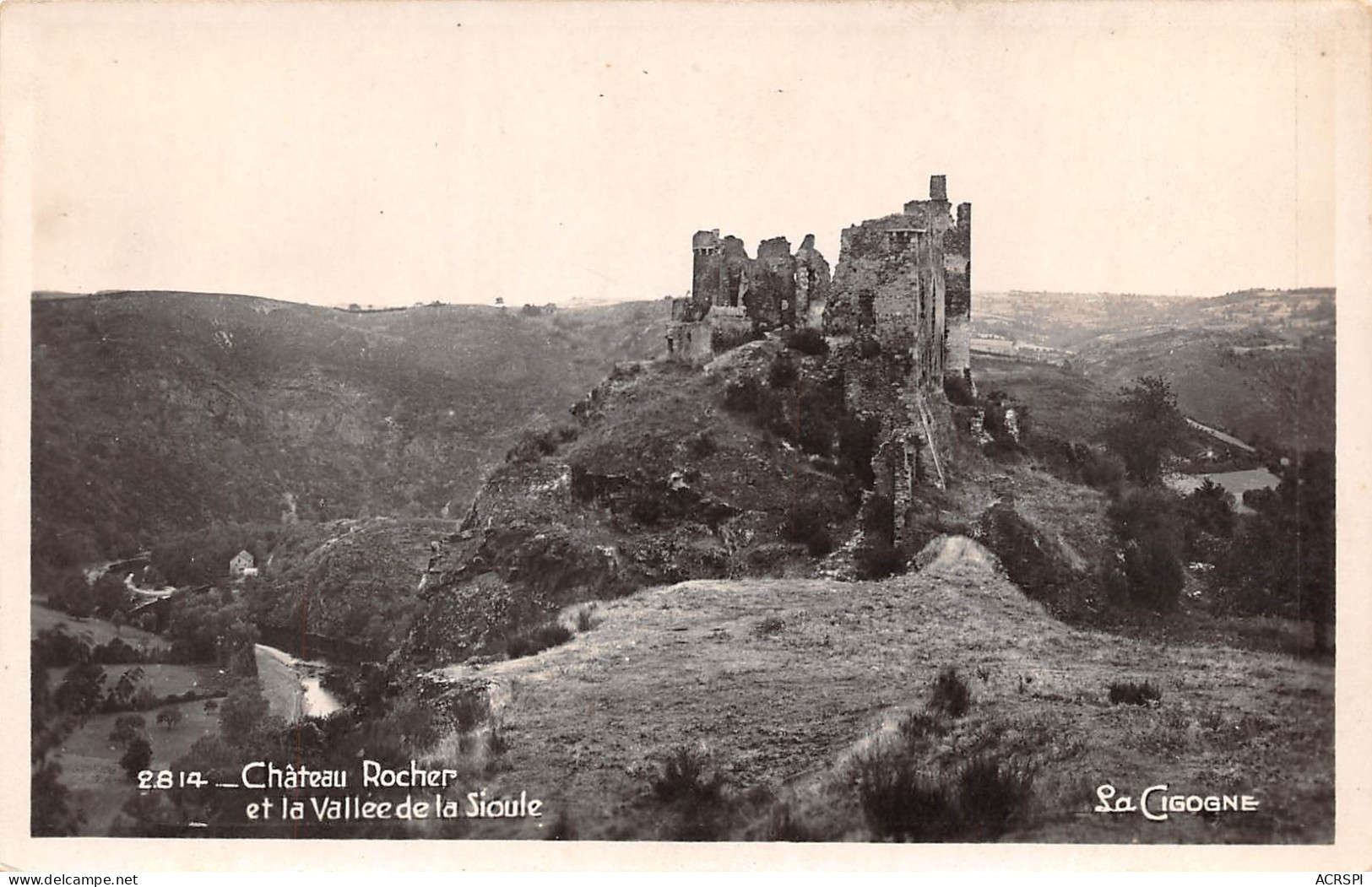 CHATEAU ROCHER Vallée De La Sioule  Château De Blot-le-Rocher 63440 Saint-Rémy-de-Blot17 (scan Recto-verso)MA2296Und - Other & Unclassified