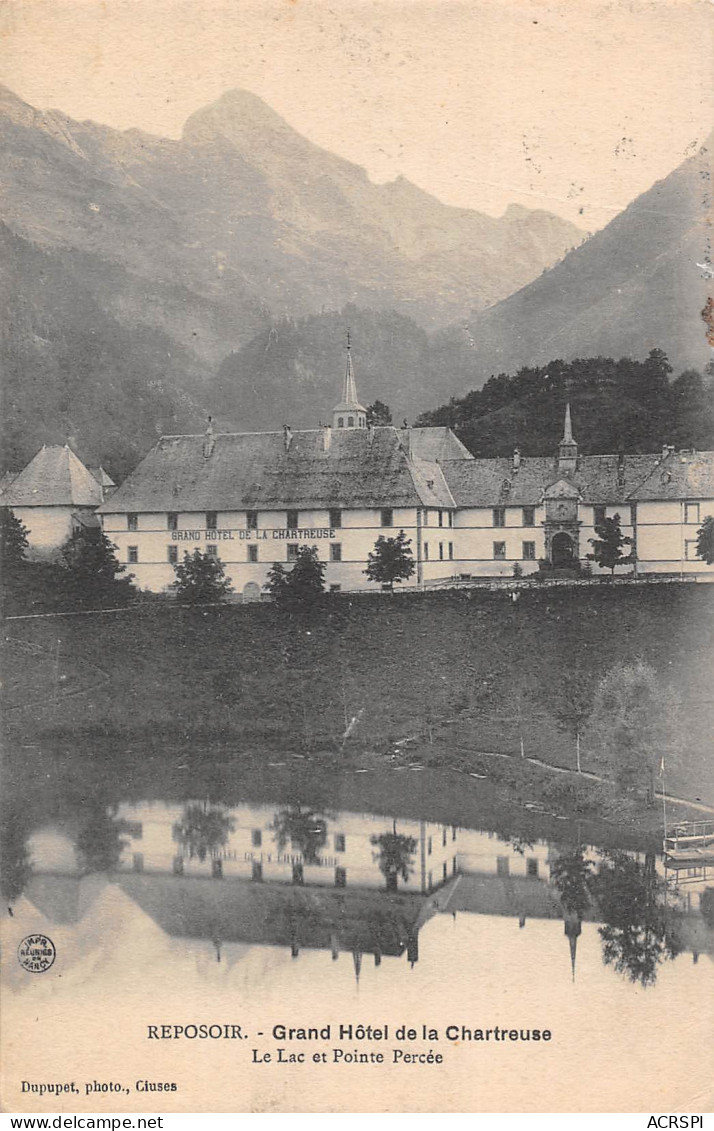 GRAND HOTEL DE LA CHARTREUSE DU REPOSOIR   1   (scan Recto-verso)MA2296Vic - Other & Unclassified