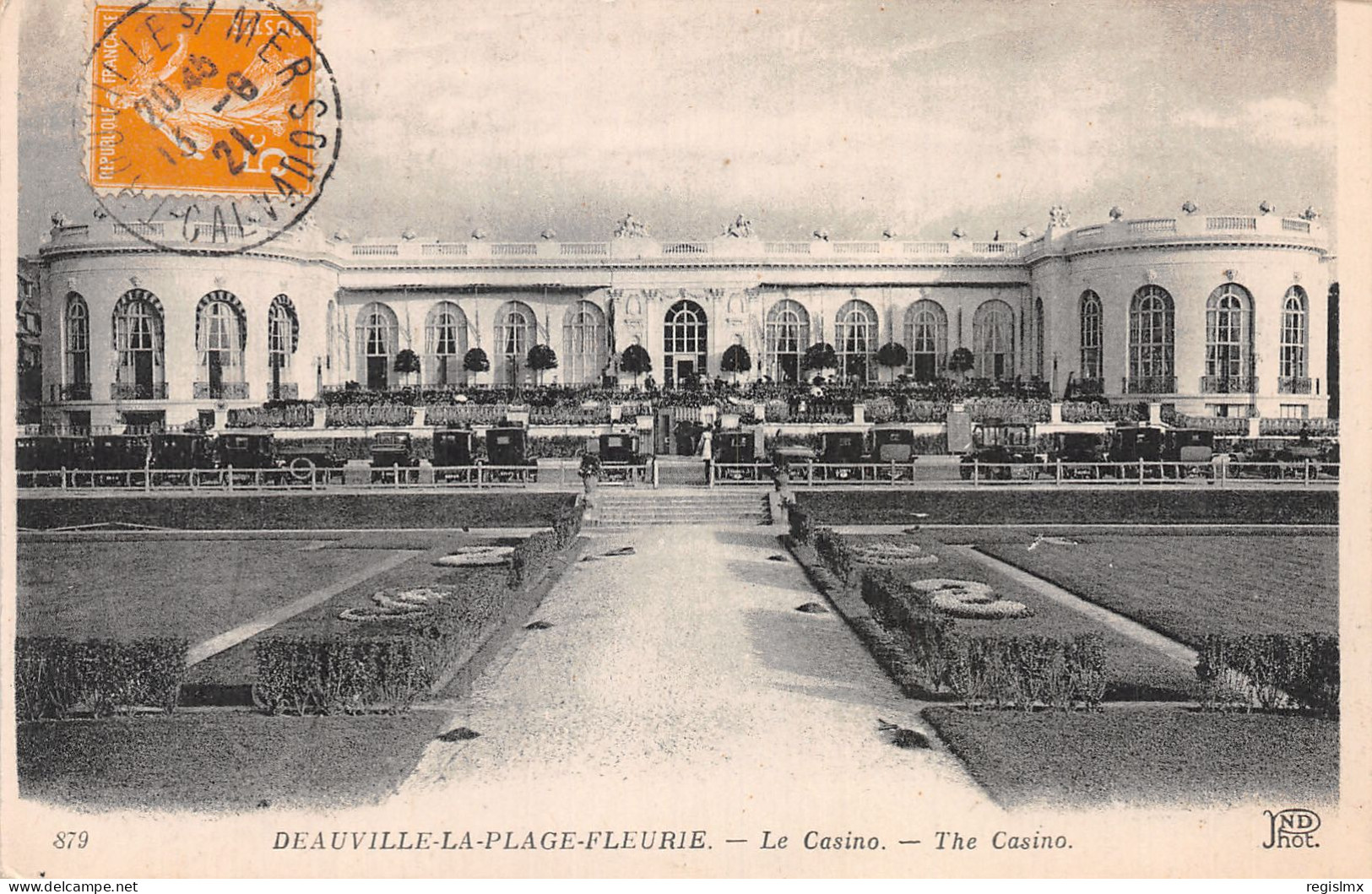 14-DEAUVILLE LA PLAGE FLEURIE-N°T1044-H/0231 - Deauville